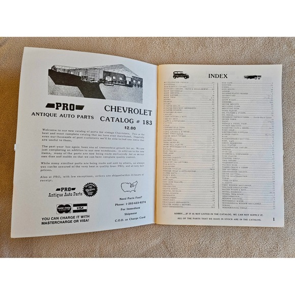 Chevrolet 1923-1964 Pro Antique Auto Parts Catalog‎ # 183 Vintage - Picture 3 of 5